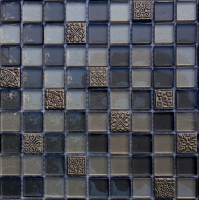 Стеклянная мозаичная смесь ORRO mosaic GLASSTONE KASHTAN