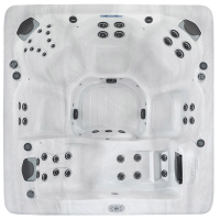 СПА бассейн Vita Spa Sensation (Сенсейшин) 231х231х97 см чаша Silver Marble обрамление Gray