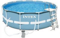 Каркасный бассейн INTEX круглый Prism Frame 366х122 см (фильтр, лестница), артикул 28726/26718