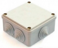 Коробка распаечная ABS-пластик Pahlen IP55 квадратная, 100х100х80 мм