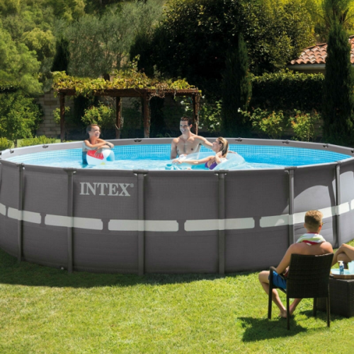 Каркасный бассейн INTEX круглый Ultra XTR Frame 549х132 см (комплект), артикул 26330