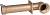 Стеновой проход из бронзы универсальный Hugo Lahme (AllFit) угловой 90°, 2'