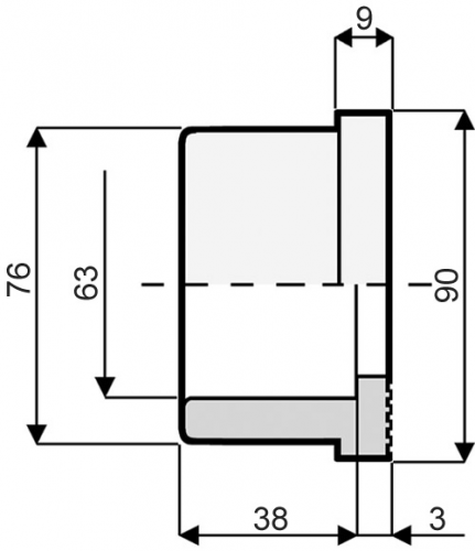 Бурт фланцевый Coraplax д.63