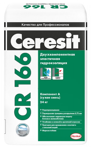 Ceresit Масса гидроизоляционная CR 166/24 Комп.А сухая смесь