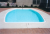 Композитный бассейн Fiber Pools Леман 6,55х3,25 м глубина 1,55 м, цвет синий