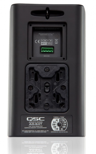 Всепогодная акустика QSC AD-S4T Black