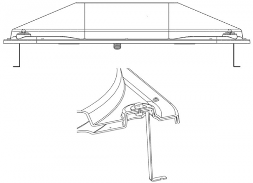 Комплект для установки коллектора Azuro Pyramid (кронштейны)