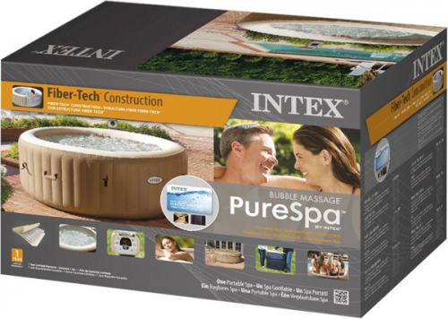 Надувной СПА бассейн (джакузи) INTEX PureSpa Bubble Massage, арт. 28408