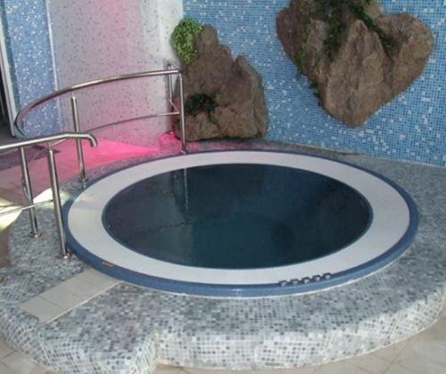 Переливной СПА бассейн Jacuzzi Professional Alimia Experience 237x98 см чаша Platinum, без переливного бака