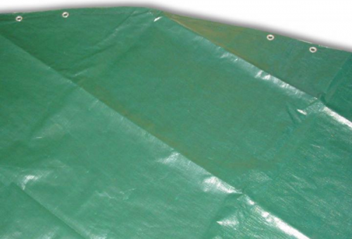 Тент защитный овал Azuro 7,3x3,7 м, зелёный
