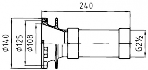 Водяная пушка Hugo Lahme (FitStar) Kanon закладной комплект