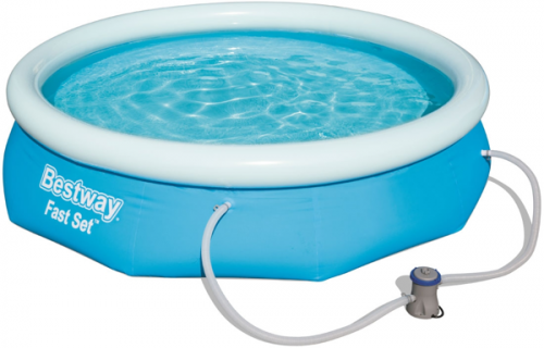 Надувной бассейн Bestway круглый 274x76 см, Pool Set, артикул 57272