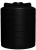 Емкость вертикальная Rostok(Росток) ЭВЛ 1000 черный
