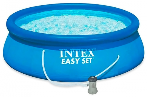 Надувной бассейн INTEX круглый Easy Set 396х84 см, артикул 28142