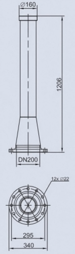 Фонтанная насадка Hollow Jet Nozzle 130