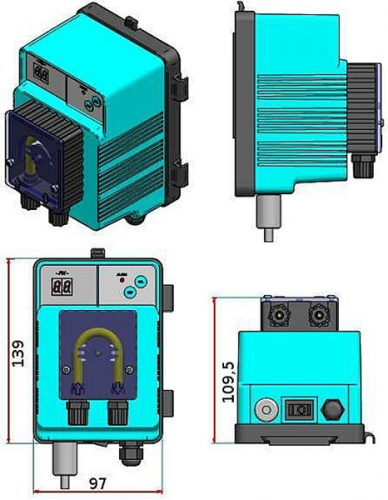 Дозирующий насос перистальтический Microdos MP1-Speedy Rx