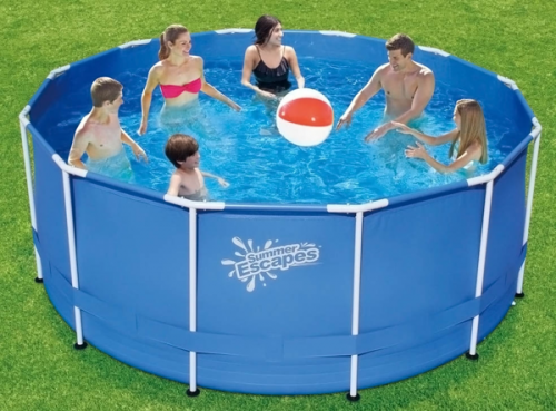Каркасный бассейн Summer Escapes круглый 366х132 см (комплект без насоса), P20-1252-Z
