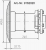 Водозабор под плитку из бронзы Hugo Lahme FitStar д. 355 мм, DN80/DN90 мм, (DIN фланец) BZ
