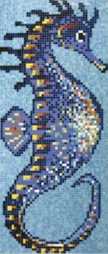 Стеклянное мозаичное панно Ezarri D-28 (фон 2508-А)