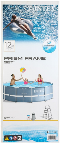 Каркасный бассейн INTEX круглый Prism Frame 366х99 см (комплект), артикул 28718