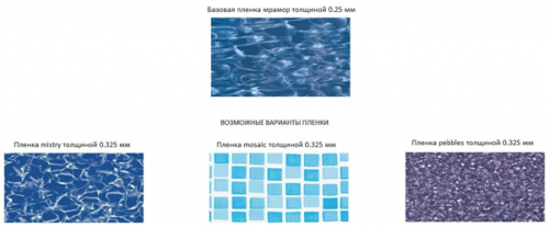 Морозоустойчивый бассейн Azuro круглый 400DL, 3,6х1,1 м eco 2500