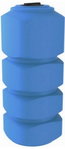 Емкость вертикальная Rostok(Росток) L 1000 синий