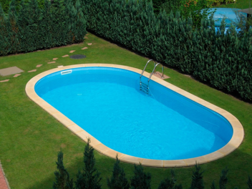 Морозоустойчивый бассейн Future Pool овальный Swim глубина 1,5 м размер 8х4 м