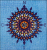 Стеклянное мозаичное панно Ezarri D-11 (фон 2505-A)