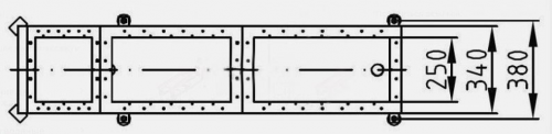 Лежак аэромассажный под плитку Hugo Lahme (FitStar) (закладной комплект), 8757050