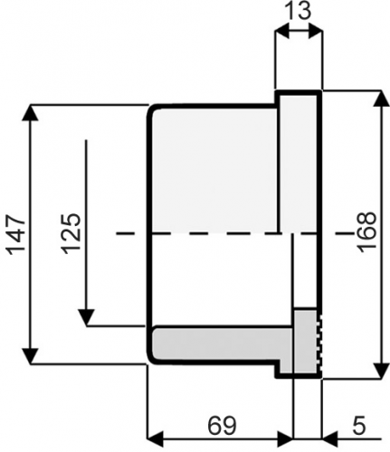 Бурт фланцевый Coraplax д.125