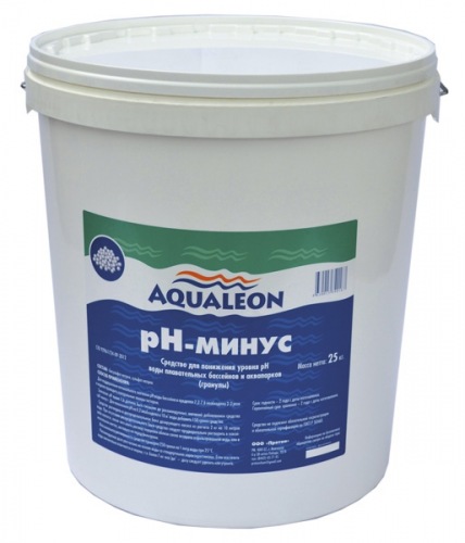 Aqualeon pH-минус в гранулах 25 кг