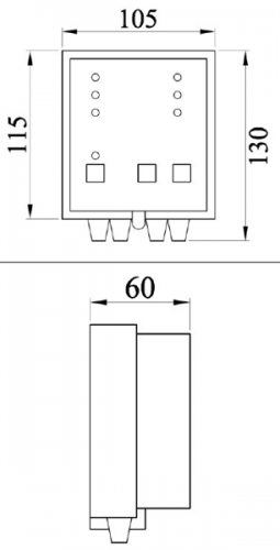 Блок(Щит) управления переливом для переливной емкости Овен САУ-М7