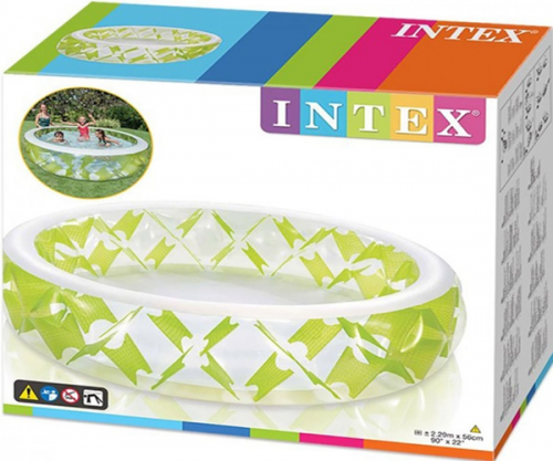 Надувной детский бассейн INTEX Pinwheel 229х56 см, артикул 57182