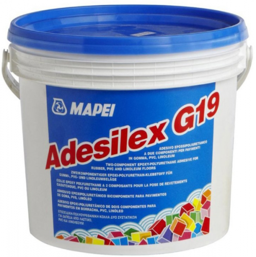 Mapei Клей для укладки напольных покрытий Adesilex G19 BLU P20 UNITA, ведро 10 кг