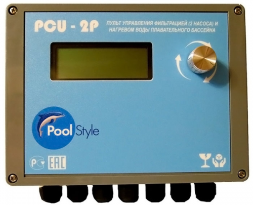 Блок(Щит) управления фильтрацией и нагревом PoolStyle PCU 2P