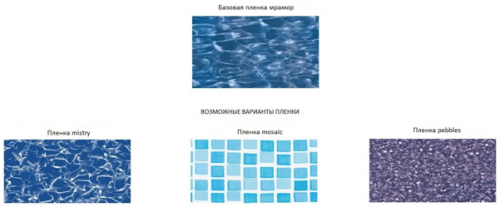 Морозоустойчивый бассейн Azuro круглый 403DL, 5,5х1,2 м premium