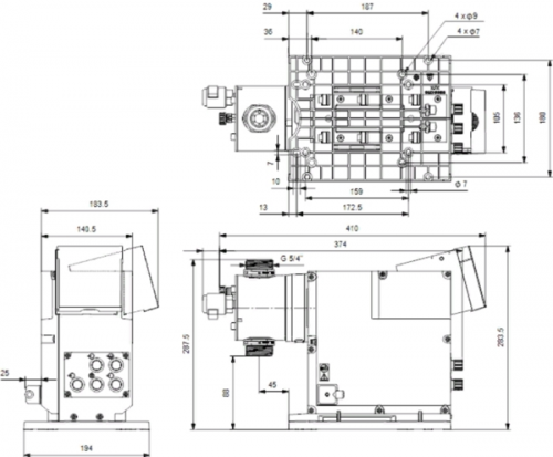 Дозирующий насос мембранный Grundfos DDE 200-4 AR-PV/V/C-F-31U3U3FG