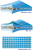 Пленка однотонная для бассейна голубая ширина 1,65 м Alkorplan 2000 (палитра 2010 года)