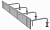 Поворотная панель Аквасектор ширина 2,38 м (AISI 316)