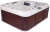 Мини СПА бассейн Jacuzzi Premium J 415 168x193x81 см чаша Desert Sand обшивка Roasted Chesnut (с музыкой)