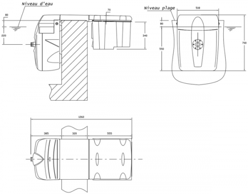 Фильтр навесной Filtrinov FB12 PC VT LED T/U