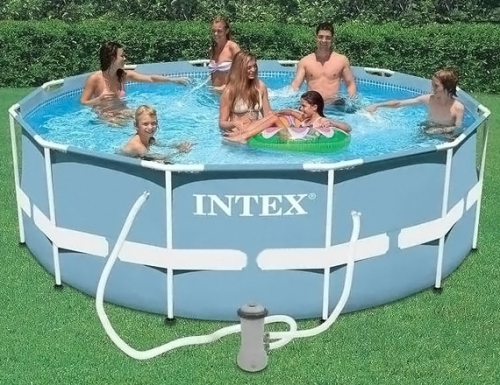 Каркасный бассейн INTEX круглый Prism Frame 366х99 см (комплект), артикул 28718