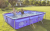 Каркасный бассейн Jilong прямоугольный RECTANGULAR 300х207х70см, семейный, цвет: синий