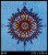 Стеклянное мозаичное панно Ezarri D-11 (фон 2508-A)