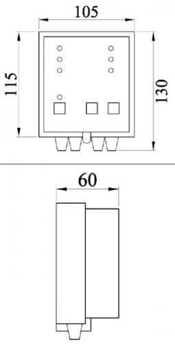 Блок(Щит) управления переливом для переливной емкости Овен САУ-М7 (компл.)