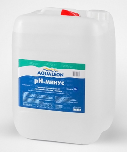Жидкий pH минус для бассейна Aqualeon 10 л