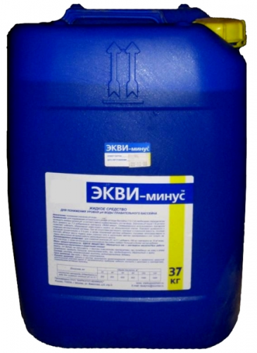 Жидкий pH минус для бассейна Маркопул Кемиклс Экви-минус, канистра 30л (37 кг)