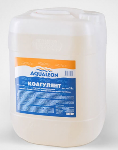 Жидкий коагулянт/флокулянт для бассейна Aqualeon жидкий 30 л