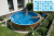 Морозоустойчивый бассейн Azuro круглый 400DL, 3,6х1,1 м mosaic (без оборудования)