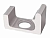Переливной лоток керамический K4 серый, короткий с отверстием